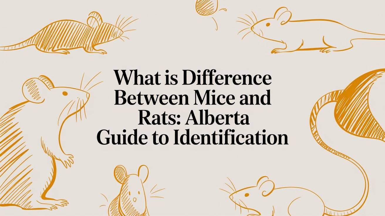 What is difference between mice and rats: Alberta guide to identification