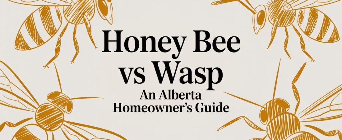 Honey Bee vs Wasp An Alberta Homeowner’s Guide