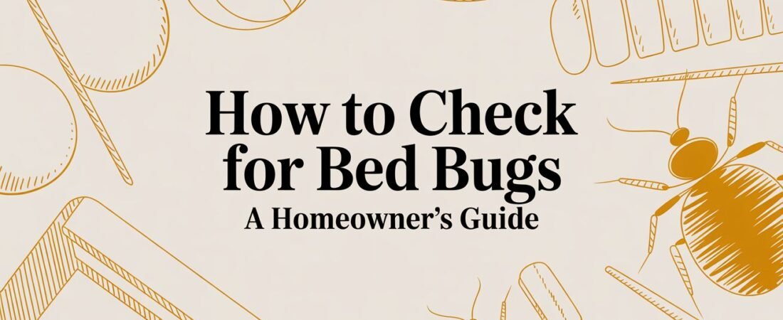 How to Check for Bed Bugs A Homeowner’s Guide