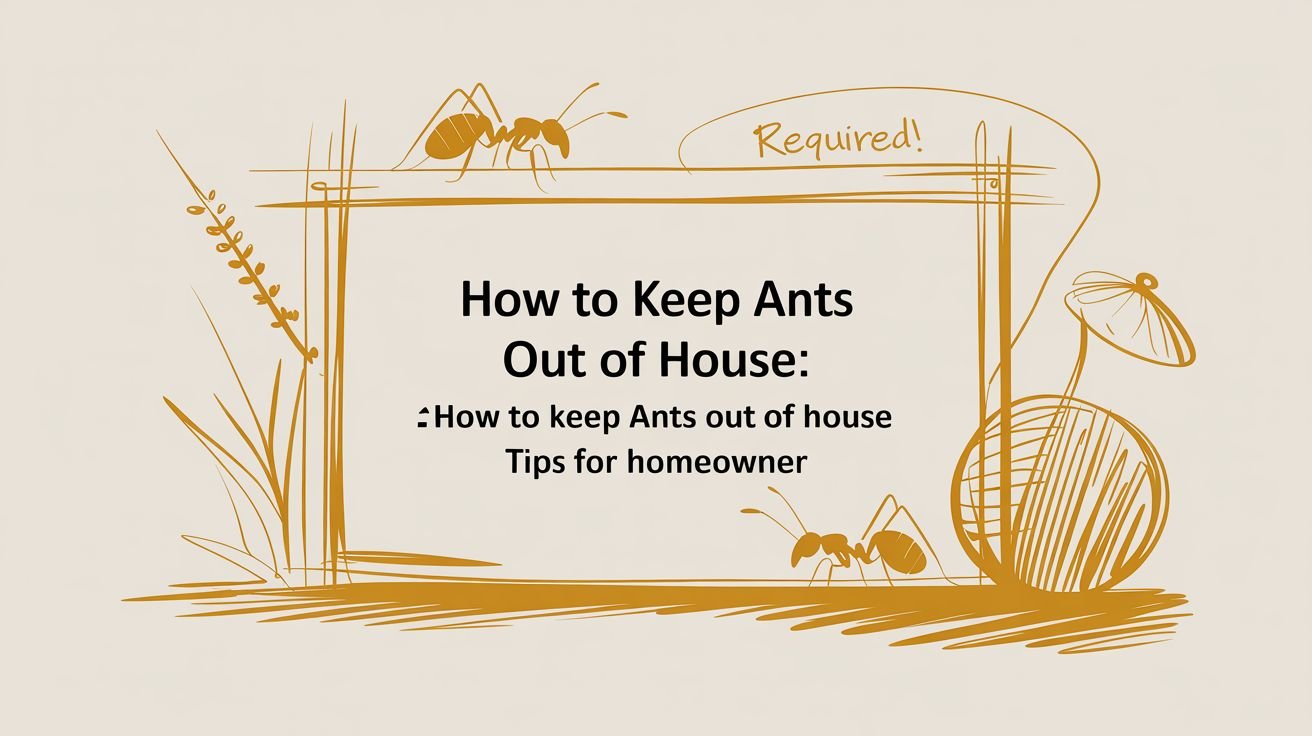 How to Keep Ants Out of House: how to keep ants out of house tips for homeowner